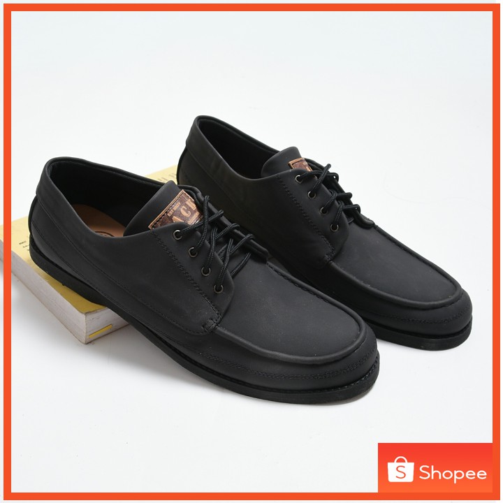 MAIKOR BLACK - Sepatu Vintage Klasik Kasual Santai Kuliah Kerja Pria/Cowok - Sneakers - Snikers