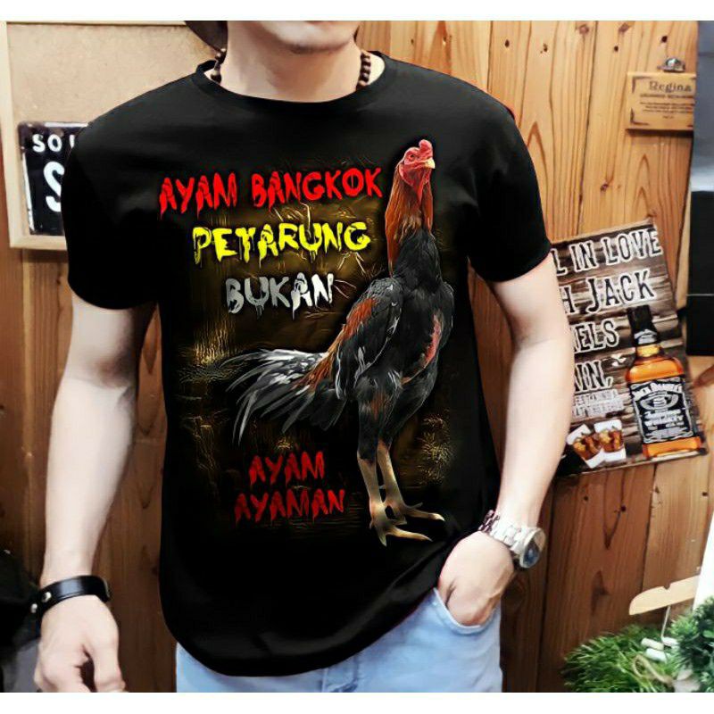 Fenz Shop| Kaos motif ayam bangkok