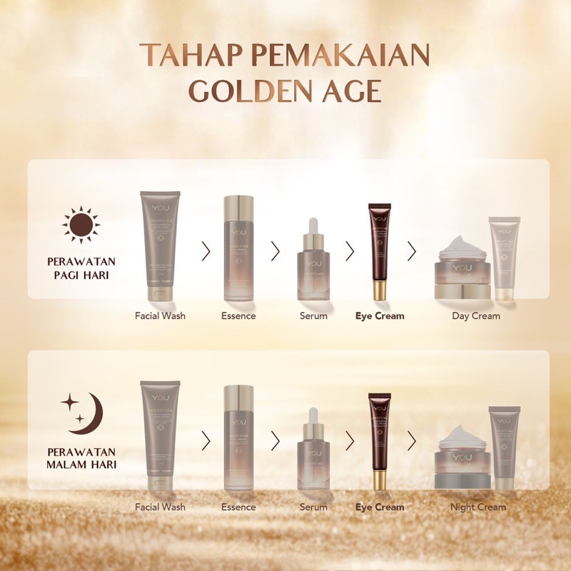 YOU Golden Age Energizing Eye Cream ( YOU MAKEUPS OFFICIAL STORE )