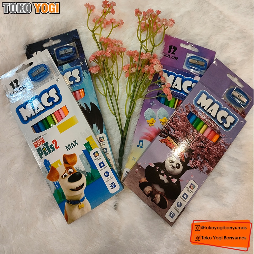 

MACS PENSIL WARNA PANJANG 12 WARNA | GRATIS RAUTAN