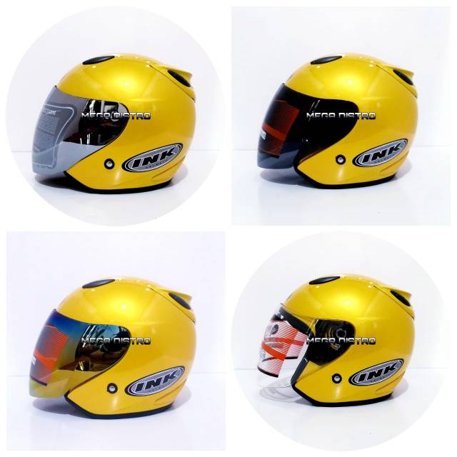 Helm ink centro grade ori kuning