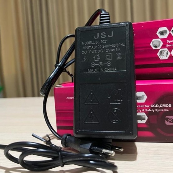 ADAPTOR 12V 3A 12 VOLT 3 AMPERE MURNI