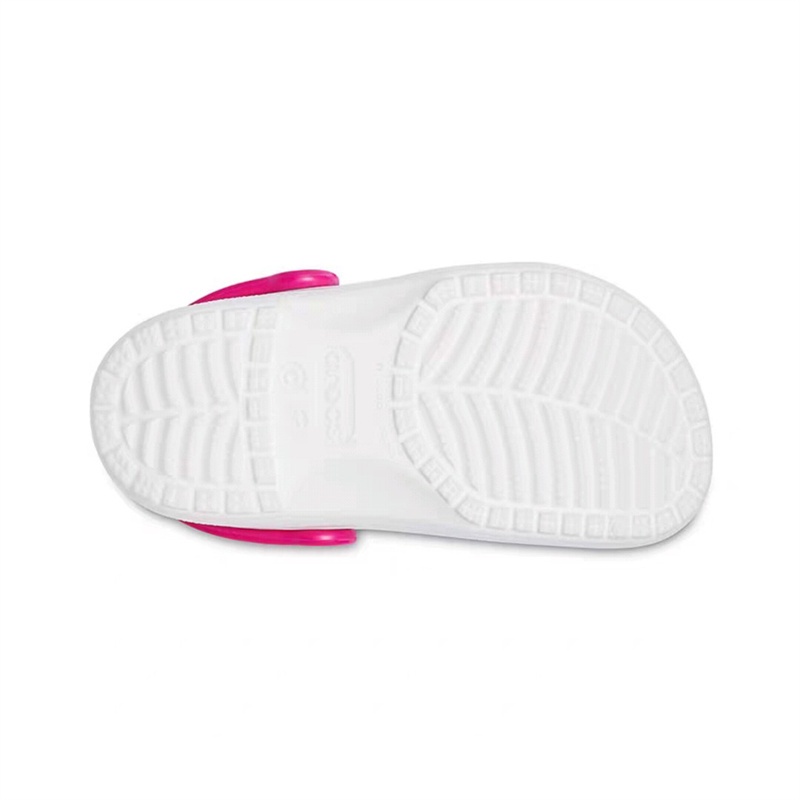 Crocs Funlab Unicorn / Sandal Anak Karakter / Sandal Lucu / Karakter Unicorn / Sandal Anak Perempuan - White Pink