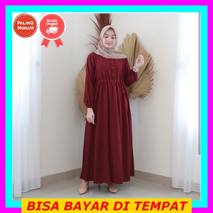 Gamis Renda Terbaru 2022/Gamis Ceruty Terbaru/Gamis Ceruty Renda Terbaru/Others/Gamis Renda Ceruty/G