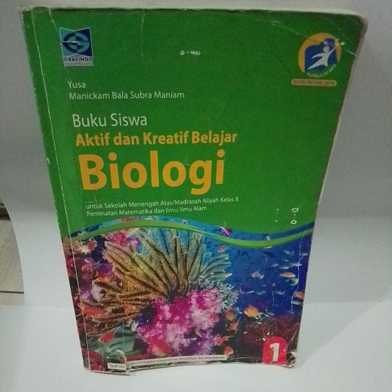 BUKU BIOLOGI KELAS 10 BUKU SISWA EDISI REVISI