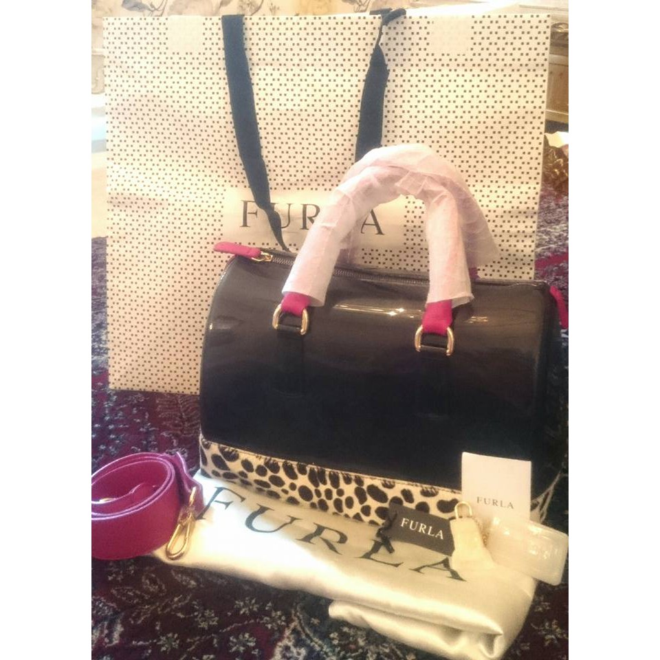 New authentic Furla candy dalmatian bag tas auth limited edition