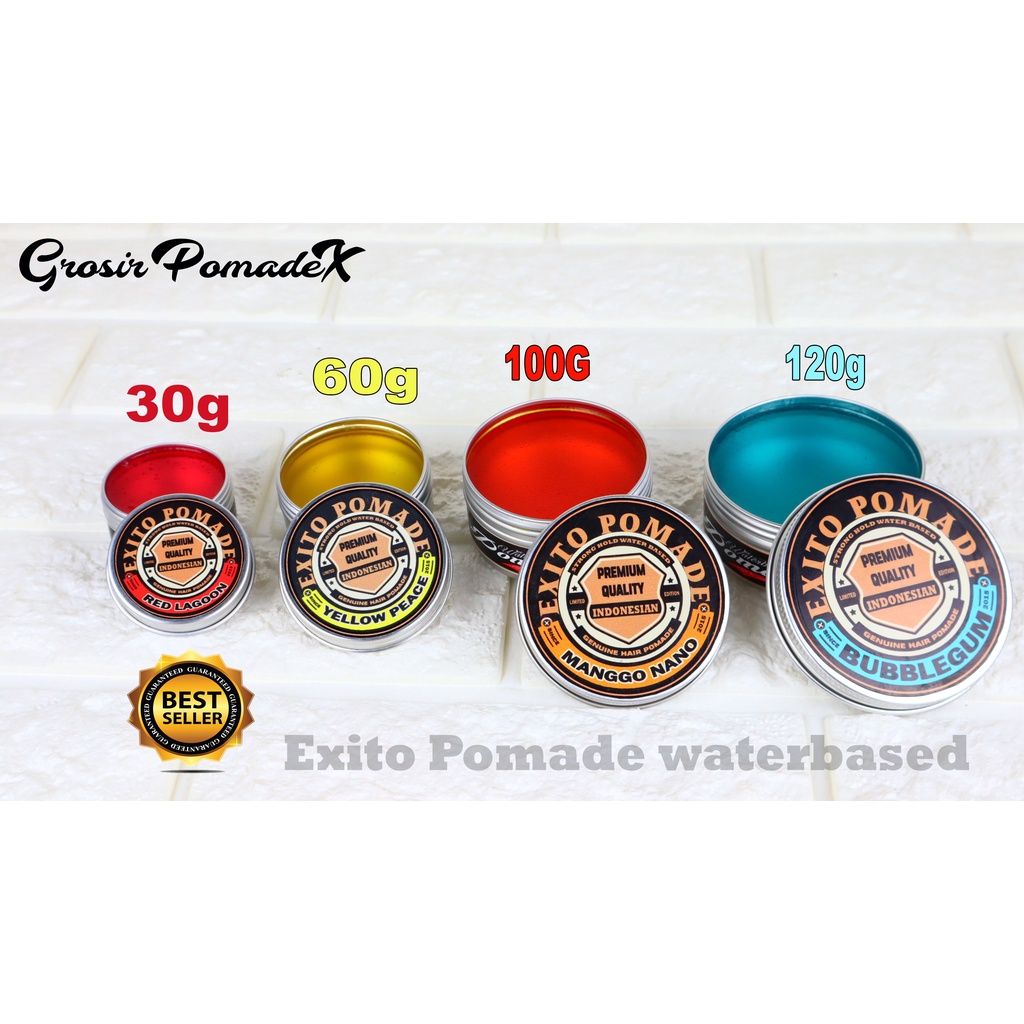 EXITO POMADE WATERBASED 100G FREE SISIR STICKER