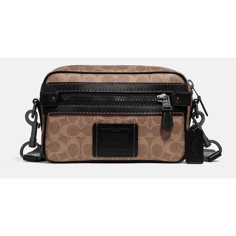 Coach Academy Crossbody In Signature Canvas (69333)