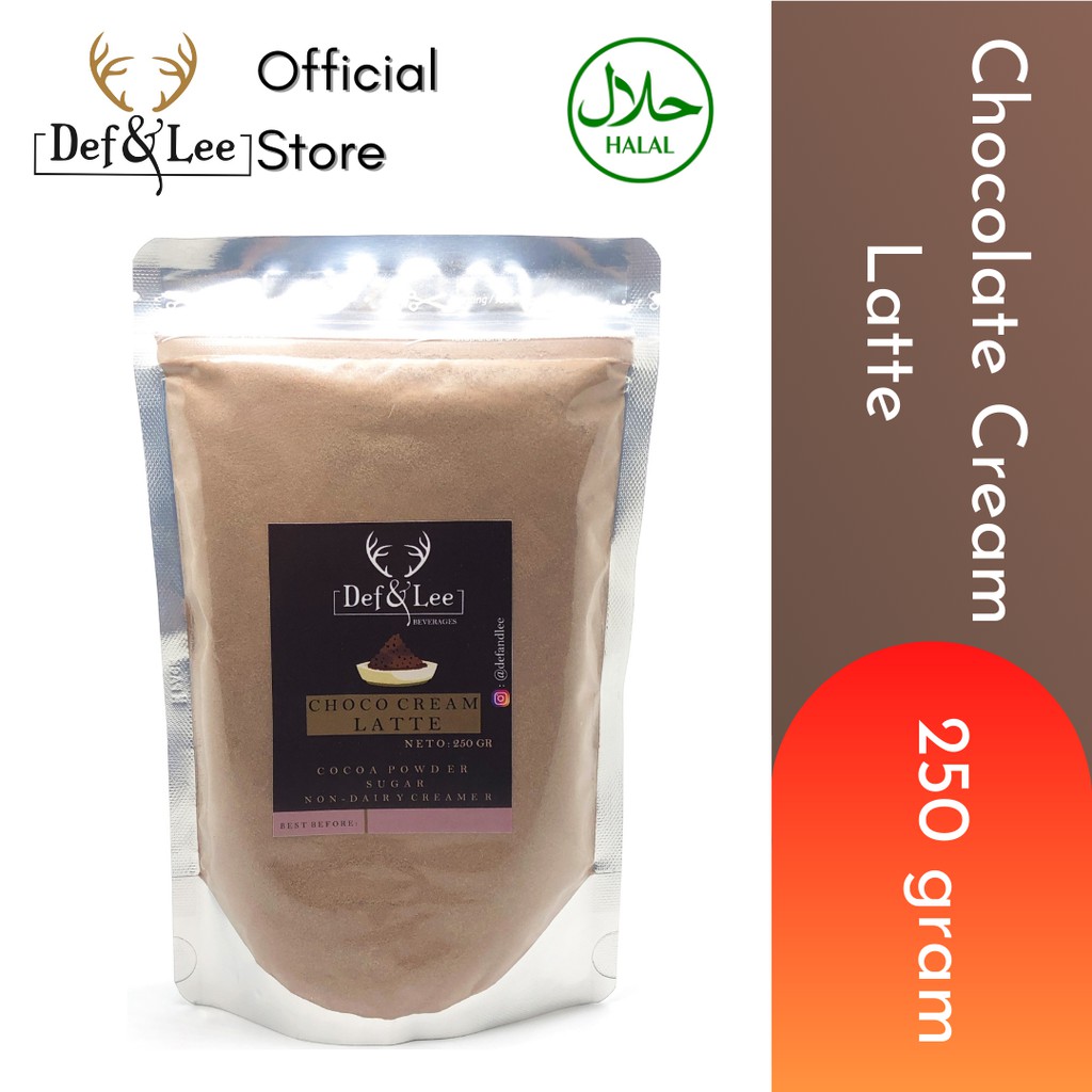

Chocolate Cream Latte Powder 250gram (Bubuk Coklat Cream)