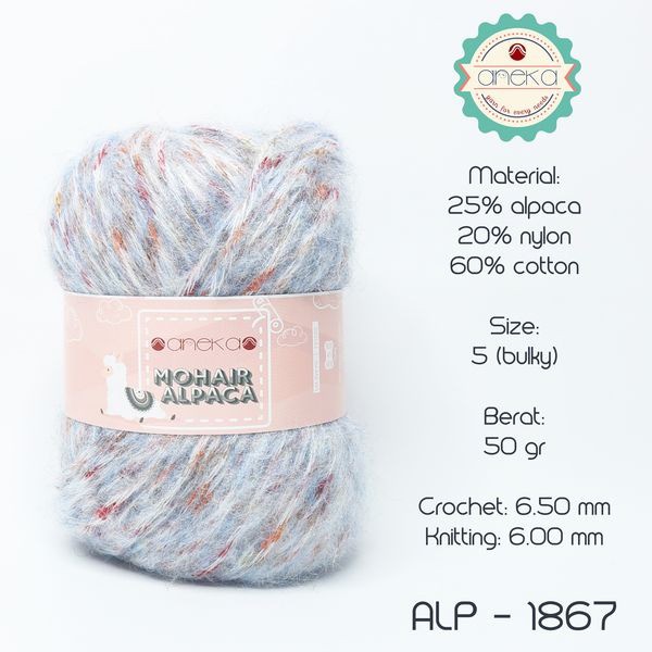 BENANG MOHAIR ALPACA / MOHAIR ALPACA YARN - 1867