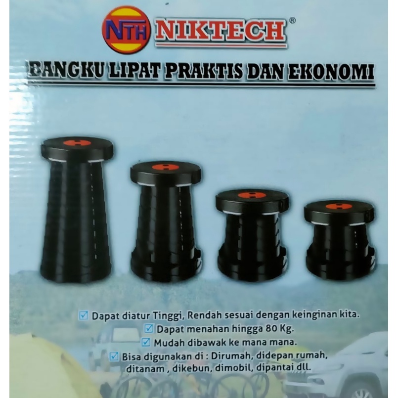 Kursi Lipat Portable Bangku Lipat Kursi Outdoor Bangku serbaguna