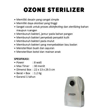 Ozone Sterilizer SIGNORA
