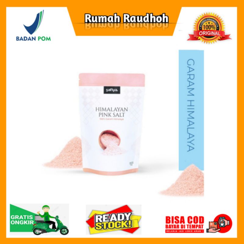 

GARAM HIMALAYA 250 GR - PINK SALT ORIGINAL PREMIUM SAFIYA HERBAL