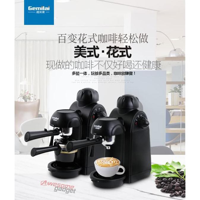 Gemilai Coffee Maker 5 Bar Home Mesin Kopi Rumahan