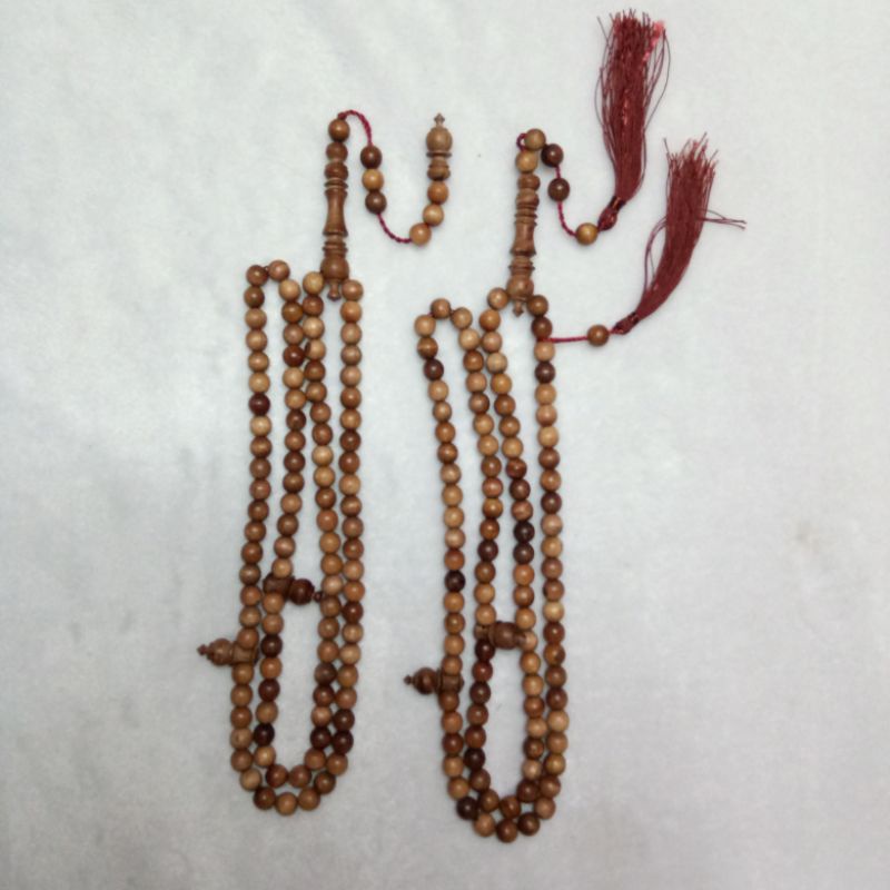 Tasbih 99 Butir Kayu Setigi Laut  Size 6mm Bahan Kayu Setigi Asli