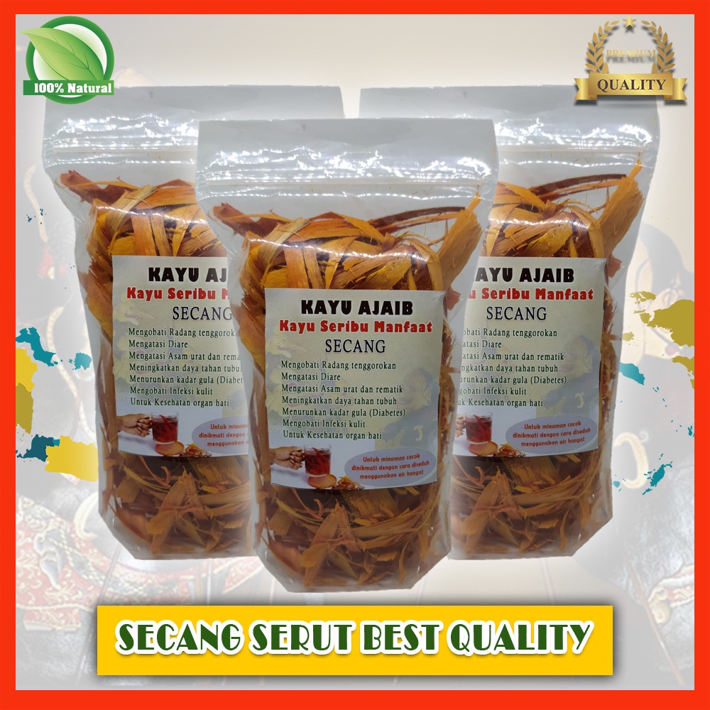 

KAYU SECANG ASLI BEST QUALITY KAYU AJAIB SERIBU MANFAAT ISI KEMASAN 12X20 ST POUCH