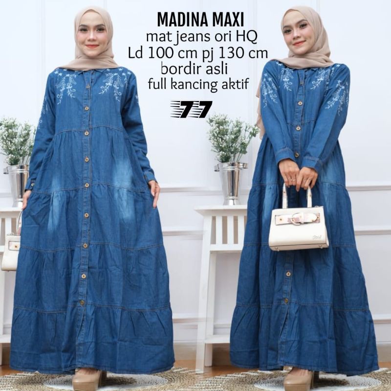 GAMIS JEANS BORDIR ASLI