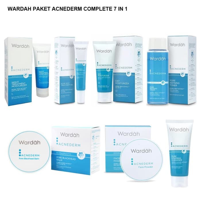 Wardah Acnederm Series, Solusi Wajah Berjerawat