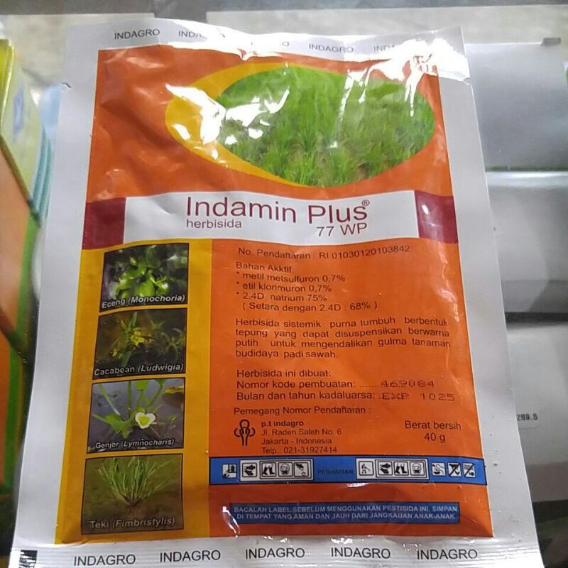 Herbisida Indamin Plus 77 WP Padi