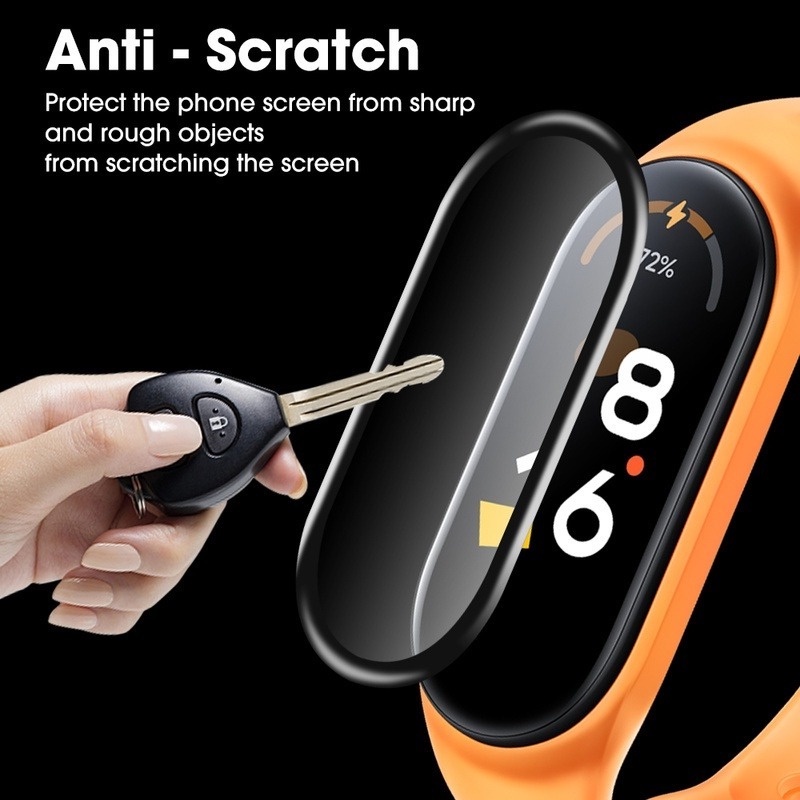 Film Pelindung Layar Full Coverage HD Universal Untuk Mi Band 7 7NFC