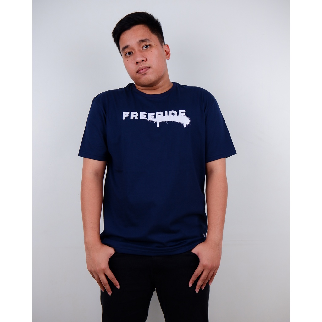 T-shirt Navy Freeride Spray