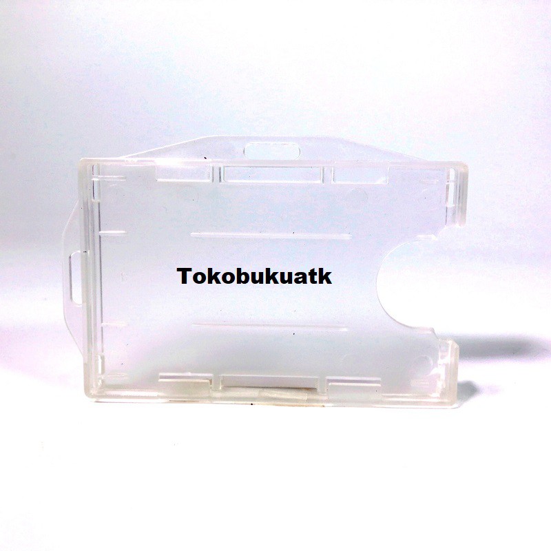 

Id Card Akrilik 2 Kartu Bolak Balik Potrait dan Landscape