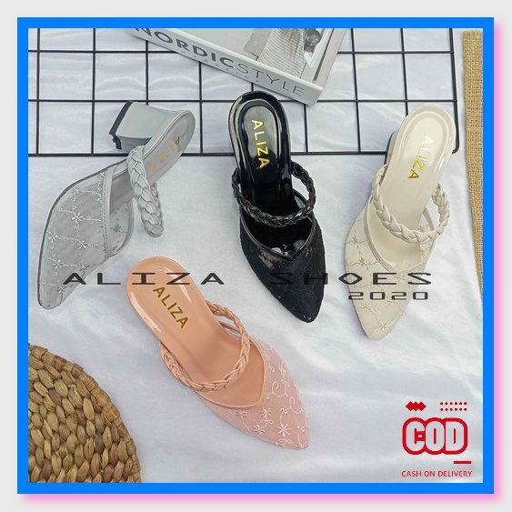 Highheels Wanita Fashion Premium Sandal Hak Dewasa Kekinian Sepatu Sandal High Hells Wanita Kaca Ter