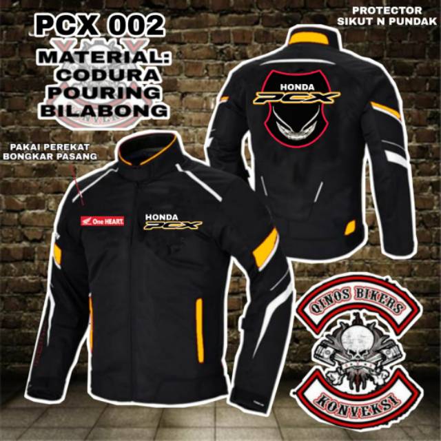 Jaket Touring saffety full protector Jaket Honda Pcx Jaket Pcx
