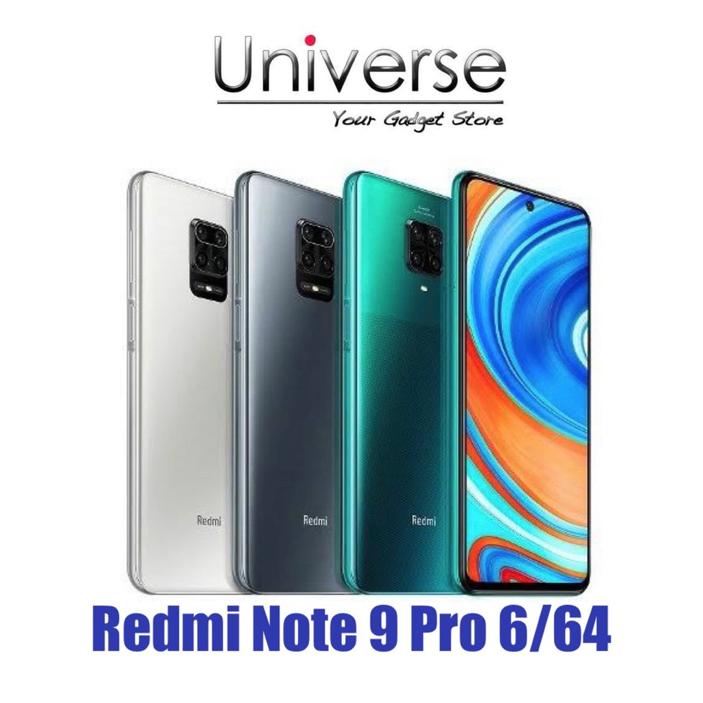 Xiaomi Redmi Note 9 Pro 6/64 GB - Garansi Resmi Xiaomi