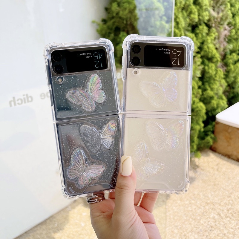 SAMSUNG Z FLIP 4 ZFLIP4 FLIP4 CASE Motif Bunga Star Glitter Readystock ZFLIP 3 READY