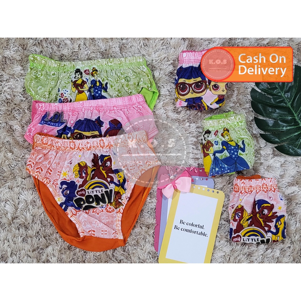 Cd anak perempuan motif kartun lucu bahan katun