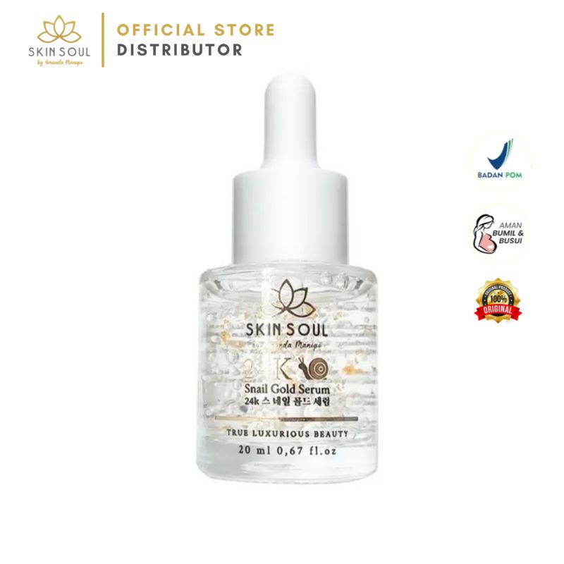 100% ORIGINAL Serum 24K Snail Gold SKIN SOUL