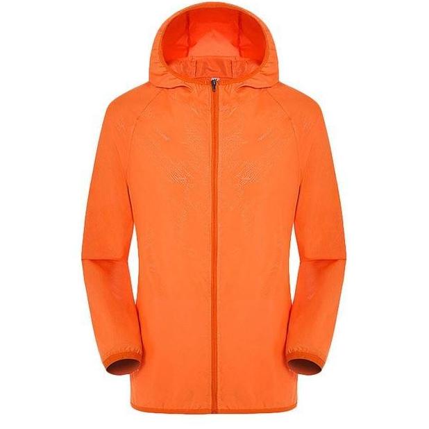 Jaket Parasut Olahraga, Sauna Suit, Jogging, Lari, Bersepeda, Jaket Running Uniqlo Suit