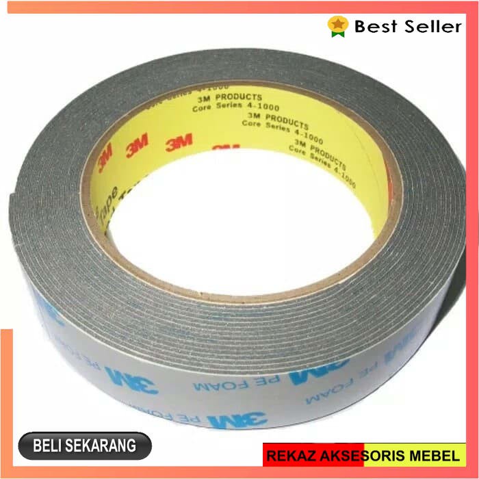 

SOLASI DOUBLE TAPE FOAM 3M / ISOLASI DOBEL TAPE SPOON BUSA 3M