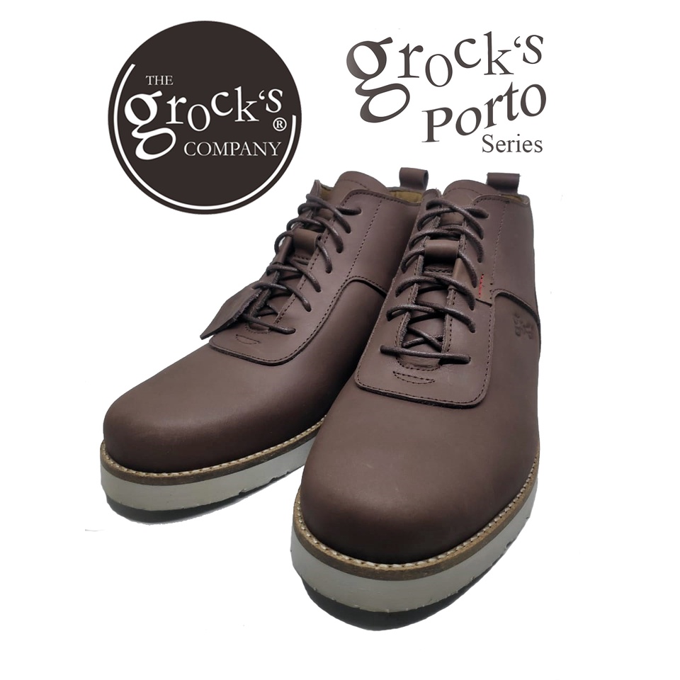PROMO Kulit Asli The Grocks PORTO Series Sepatu Pria