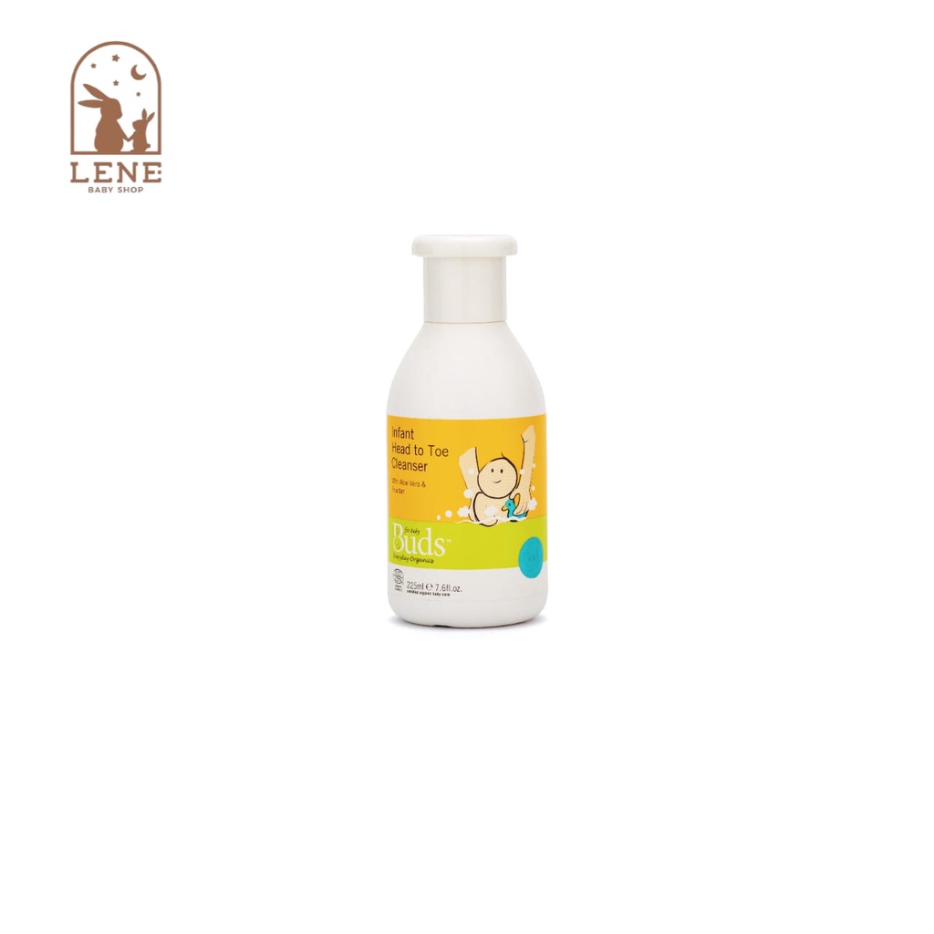 Buds Organic Infant Head To Toe Cleanser 225ml