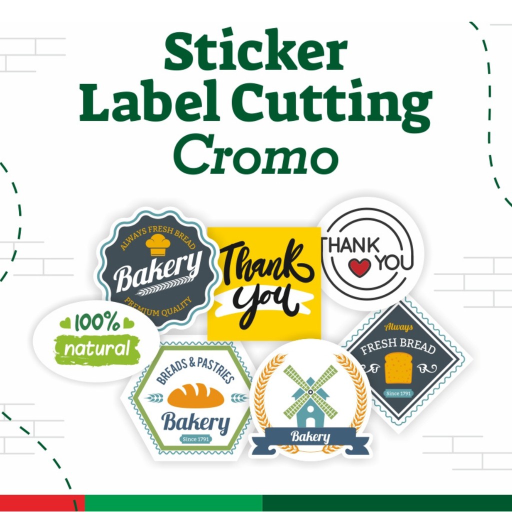 

[Chromo] Stiker Label Kemasan Online Shop Custom Design Dan Ukuran