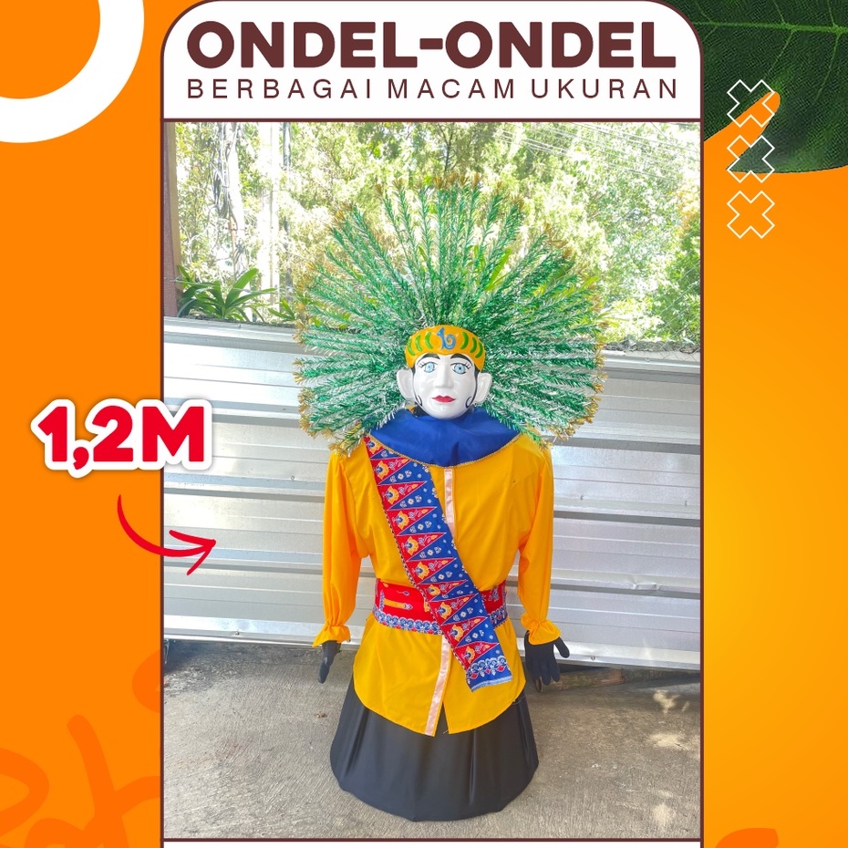 Ondel ondel 1,2 Meter Topeng Fiber