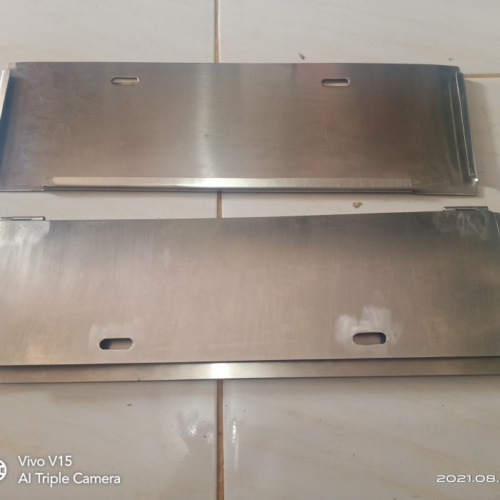 Dudukan Plat Tatakan/Dudukan Plat Nomor Mobil Stanlist Model Pejabat