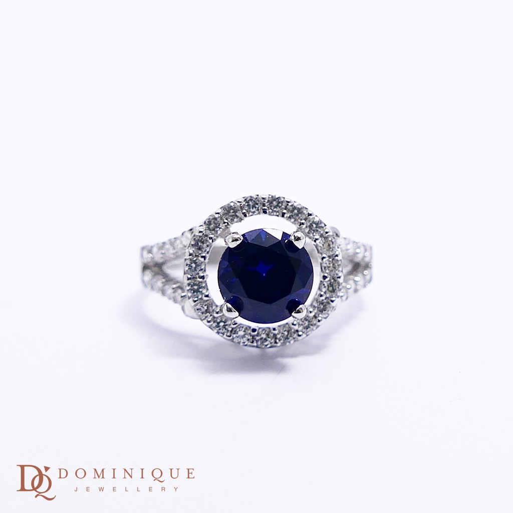 

Dominique Jewellery-Cincin Colour Stone 75% SNI DQC 1523