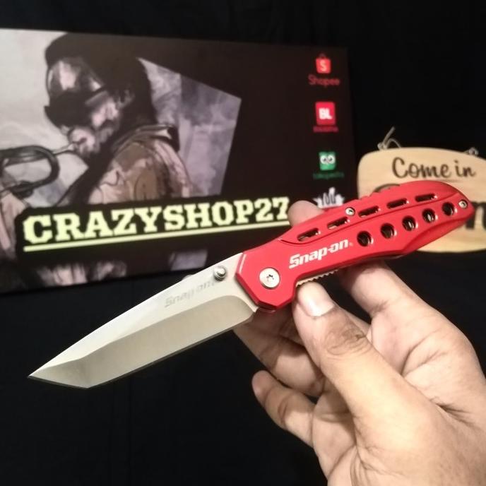 OPEN RESSELER Pisau Lipat Survival Snap On / Pisau Survival / Pisau Lipat / Pisau
