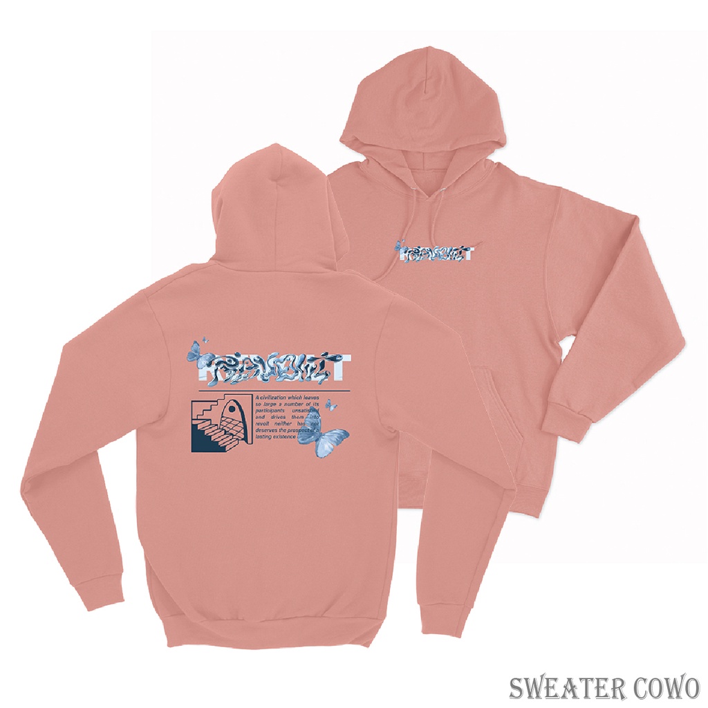 Sweaterpolos Hoodie Jumper REVOLT ( Sablon ) Unisex Pria &amp; Wanita