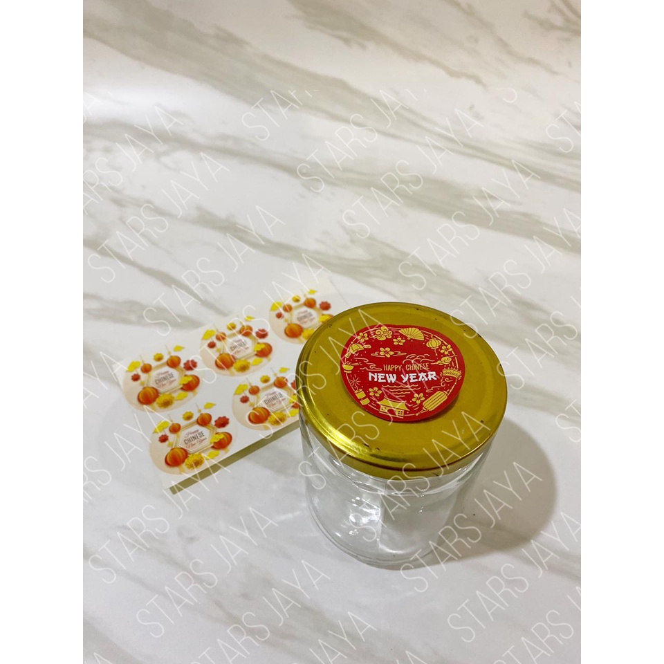 

Stiker Toples, Stiker Kue Imlek, Hiasan Imlek, Dekorasi Imlek, Hiasan Toples