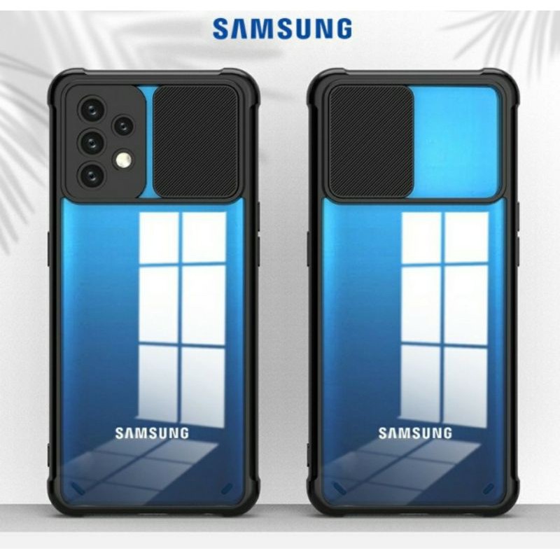 Case Samsung A32 4G /A52/ A72 2021 Casing Cover  Camshield Bening Camera Protect Cover Slide