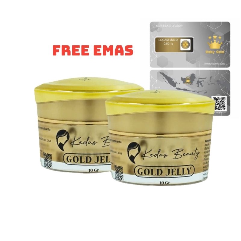 SABUN KEDASBEAUTY ORIGINAL/SABUN/SABUN KEDASBEAUTY/SABUN ORIGINAL/KEDASBEAUTY/KEDASBEAUTY ORIGINAL-2 GOLD JELLY + EMAS