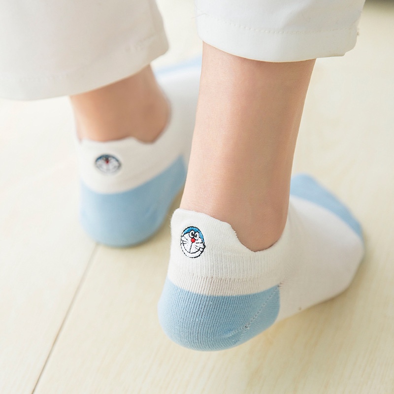 Kaos Kaki Polos Ankle Low Cut Casual Bahan Katun Lembut Pria Wanita Ankle Socks Unisex Sekolah Korea