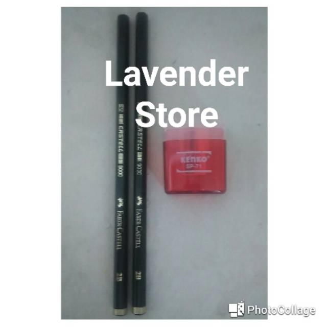 

Paket Alat Tulis Pensil 2B Faber-Castell Runcingan Kenko