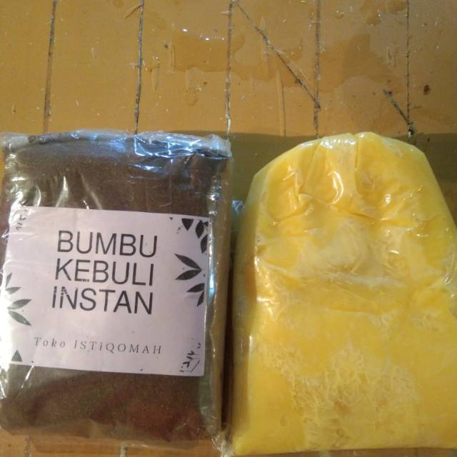 

Bumbu nasi kebuli dengan samin plus Rempah