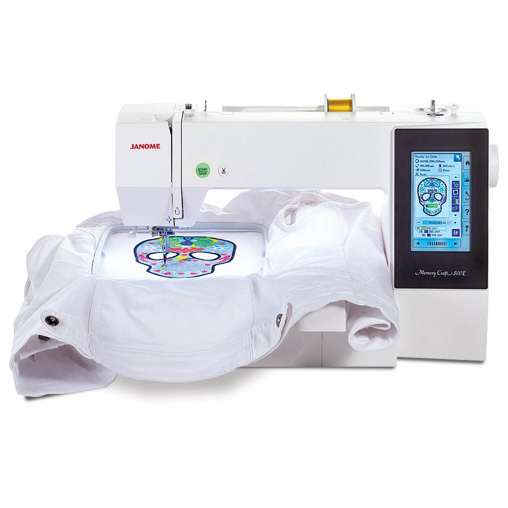 Mesin Bordir Komputer Portable merk Janome type Mc500e