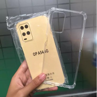 Softcase Anticrack Oppo A54 , Oppo A74 , Oppo A95 Silikon Transparan Case Lentur